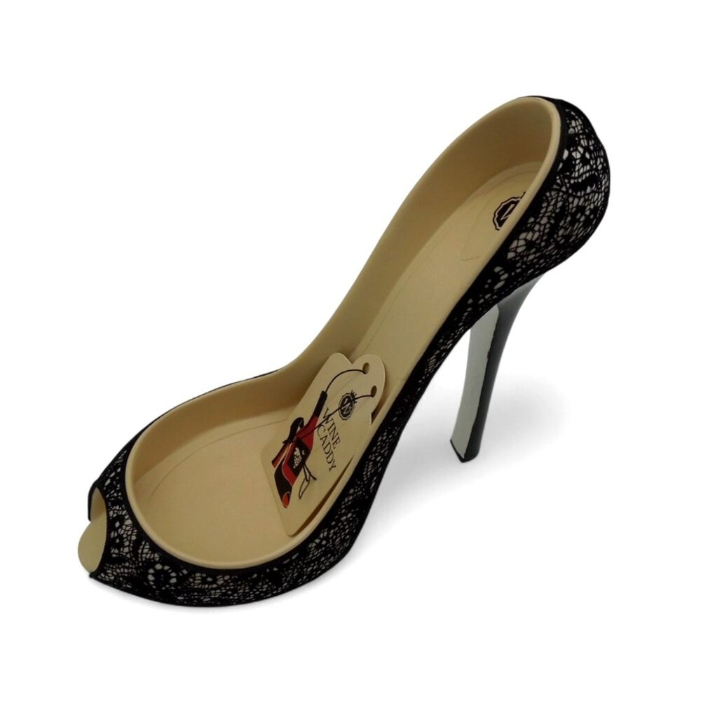 WILD EYE DESIGNS High Heel Shoe Wine Caddy Bar Decor